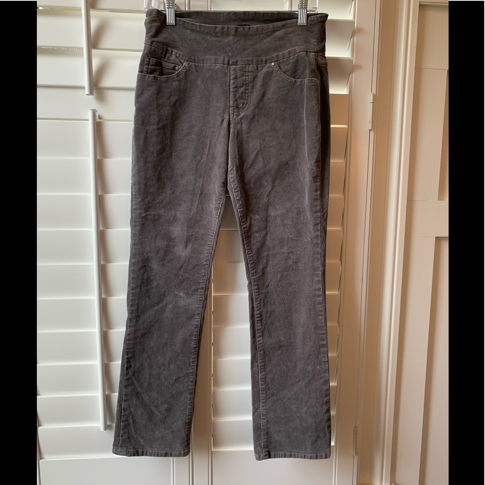 jag high rise straight leg corduroy pull on pants 8P